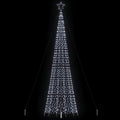 Vidaxl led-kerstboom met spikes 1534 leds 500 cm koud wit