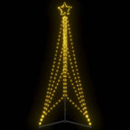 Vidaxl led-kerstboom 483 leds warm wit 240 cm