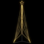 Vidaxl led-kerstboom 525 leds warm wit 302 cm
