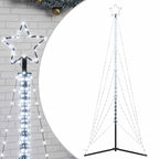 Vidaxl led-kerstboom 525 leds koud wit 302 cm