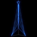 Vidaxl led-kerstboom 525 leds 302 cm blauw