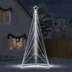 Vidaxl led-kerstboom 615 leds koud wit 404,5 cm