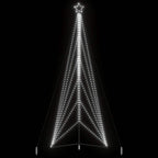 Vidaxl led-kerstboom 861 leds koud wit 478 cm
