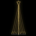 Vidaxl led-kerstboom 447 leds warm wit 250 cm