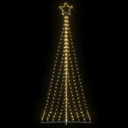 Vidaxl led-kerstboom 447 leds warm wit 250 cm