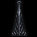Vidaxl led-kerstboom 447 leds koud wit 250 cm