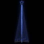 Vidaxl led-kerstboom 495 leds 300,5 cm blauw