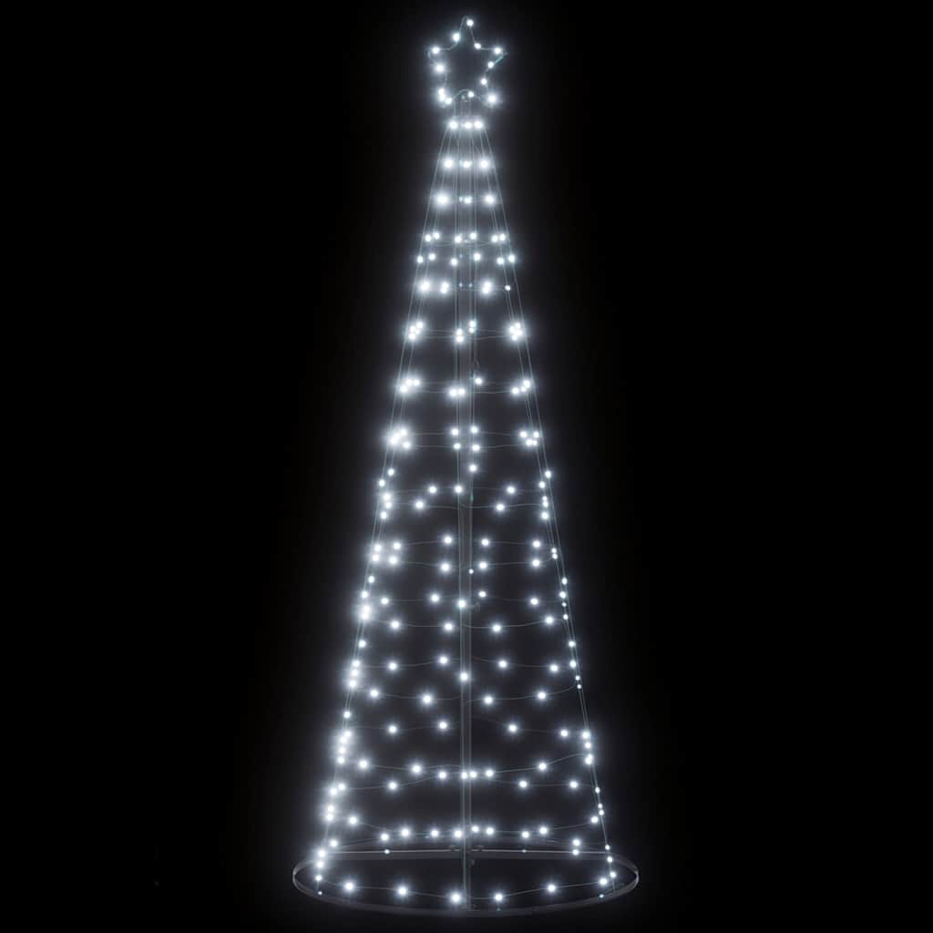 Vidaxl led-kerstboom 200 leds koud wit 180 cm