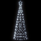 Vidaxl led-kerstboom 200 leds koud wit 180 cm