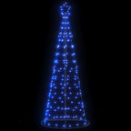 Vidaxl led-kerstboom 200 leds 180 cm blauw