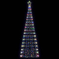 Vidaxl led-kerstboom 550 leds kleurrijk 304 cm