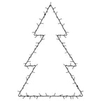 Vidaxl kerstverlichting kerstboom silhouet 115 leds warm wit