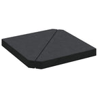 Vidaxl parasolvoetplaten 2 st driehoekig 14 kg graniet zwart