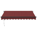 VidaXL Luifel automatisch uittrekbaar 300x250 cm bordeauxrood