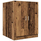 Vidaxl wasmachinekast 70,5x71,5x91,5 cm oud houtkleurig