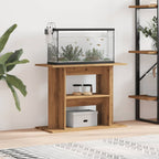 Vidaxl aquariumstandaard artisan eikenhout 80x35x60 cm
