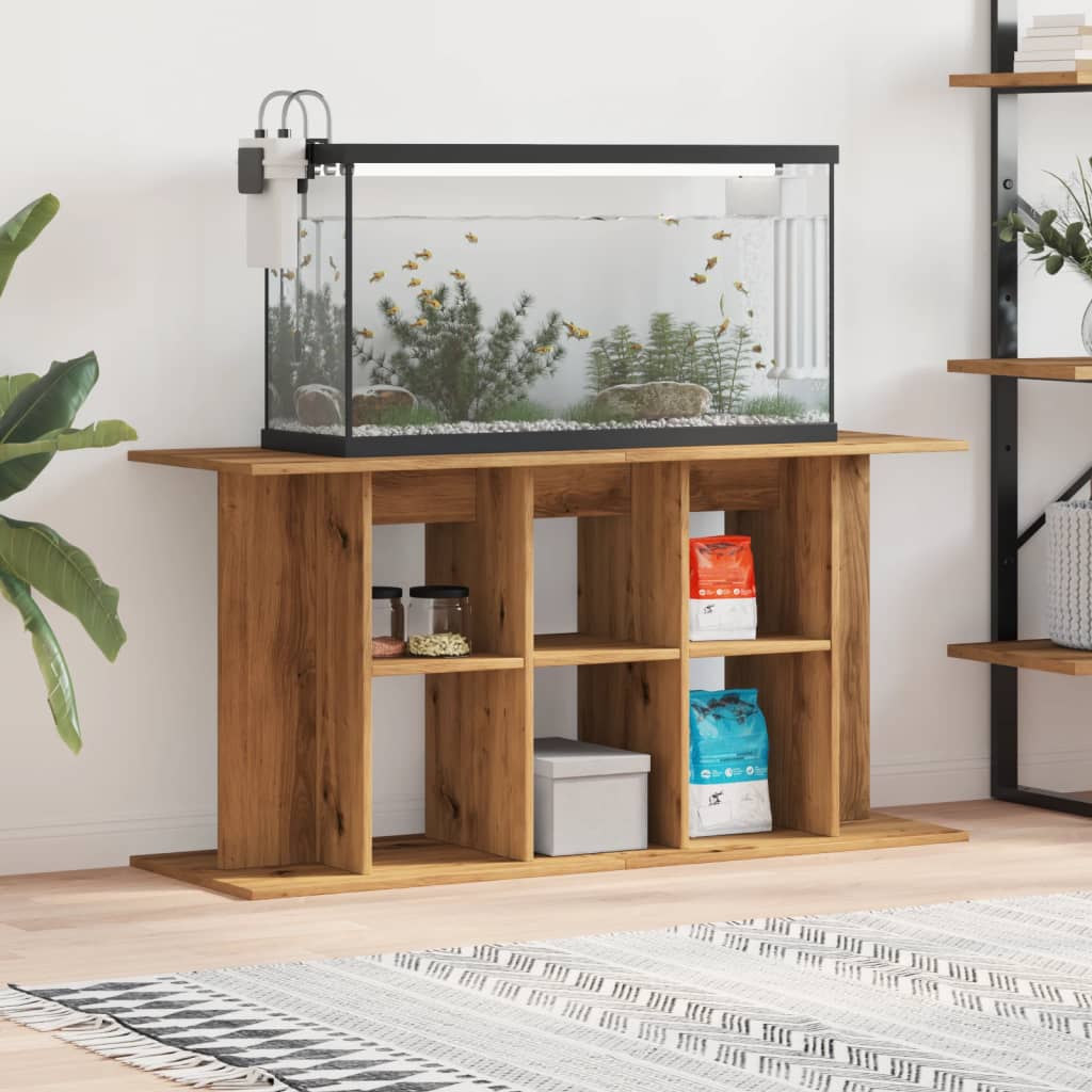 Vidaxl aquariumstandaard artisan eikenhout 120x40x60 cm