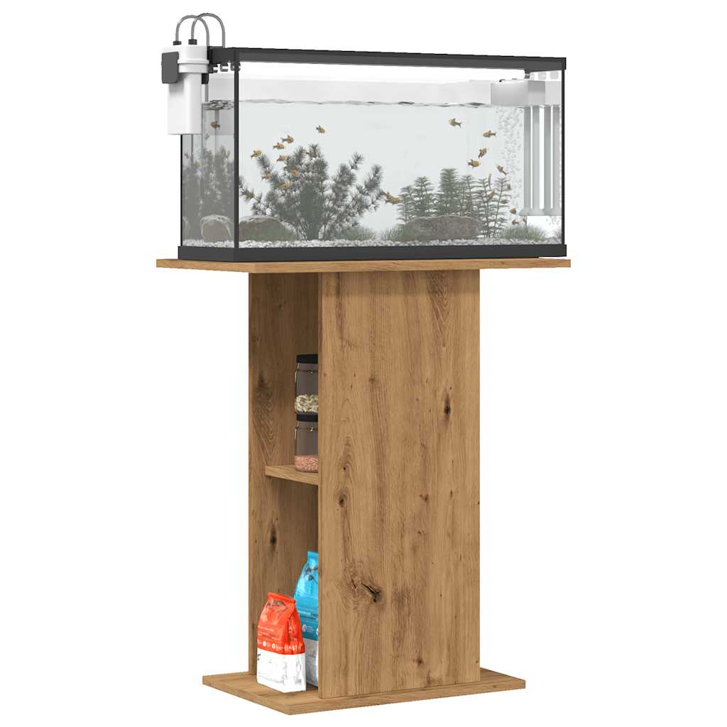 Vidaxl aquariumstandaard artisan eikenhout 36x60,5x72,5 cm