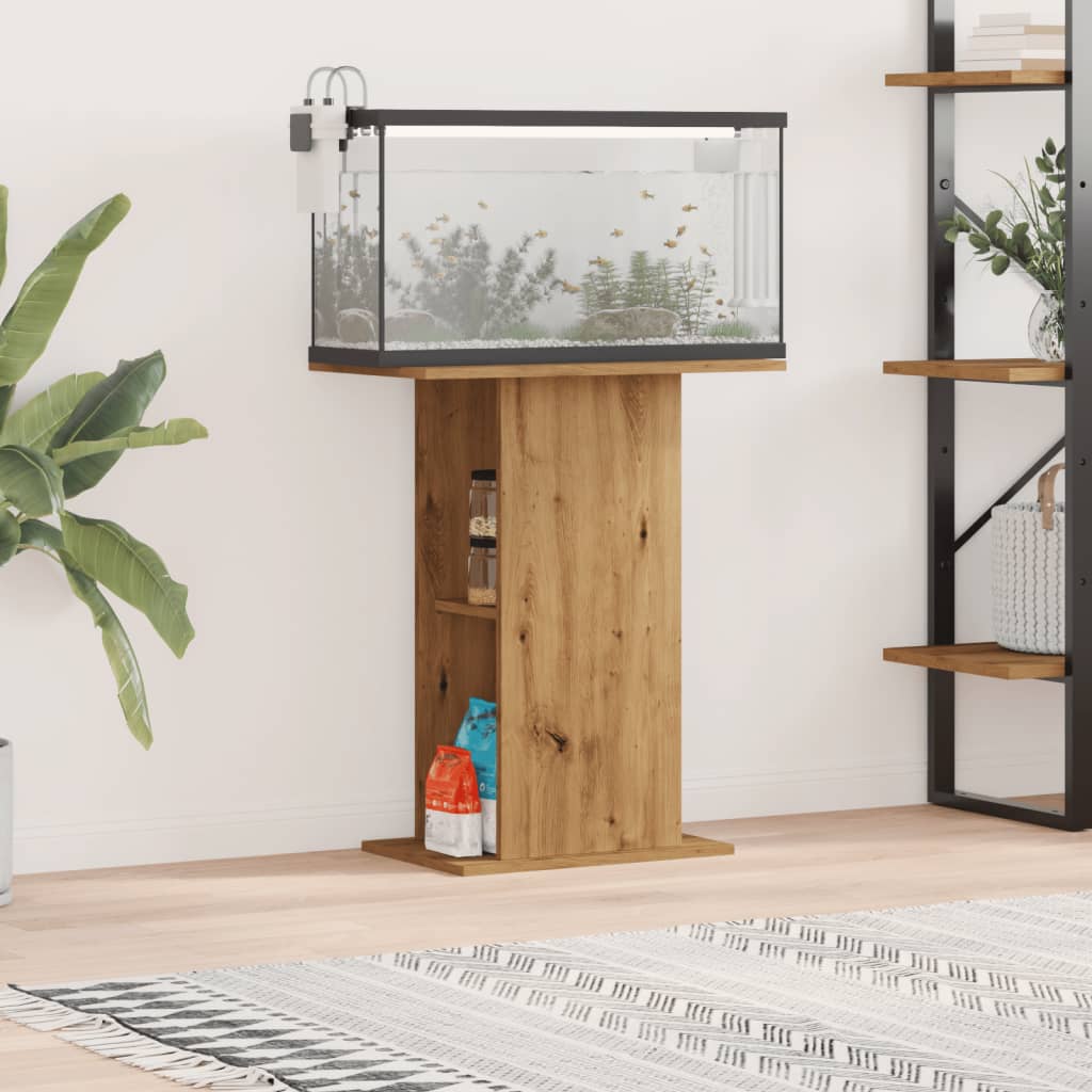 Vidaxl aquariumstandaard artisan eikenhout 36x60,5x72,5 cm