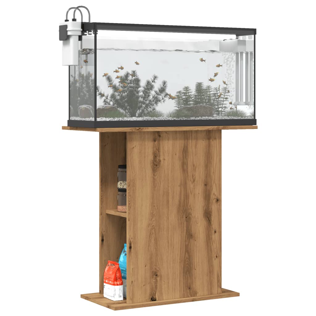 Vidaxl aquariumstandaard artisan eikenhout 36x75x72,5 cm