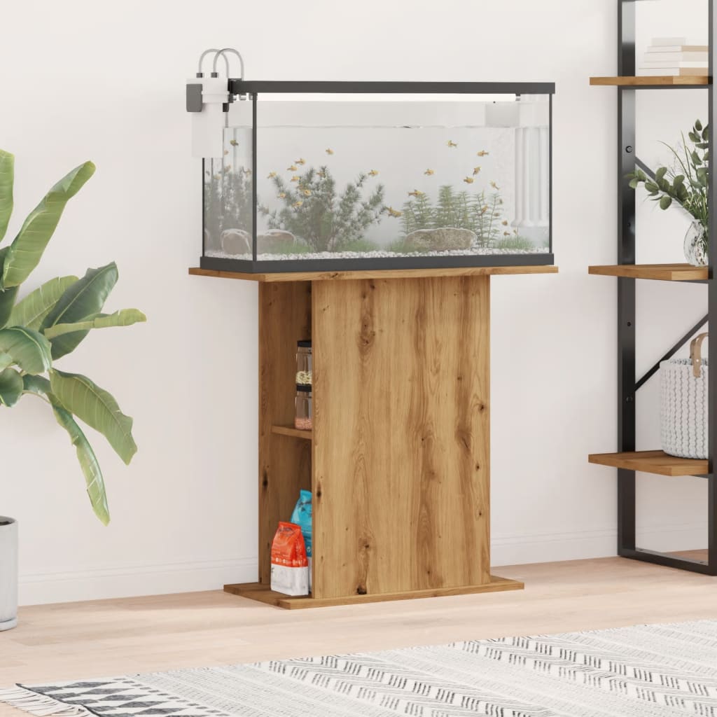 Vidaxl aquariumstandaard artisan eikenhout 36x75x72,5 cm