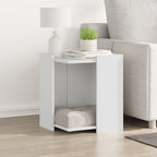 Vidaxl kattenbakkast 42x42x51 cm bewerkt hout wit