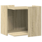 Vidaxl kattenbakkast 53x53x51 cm bewerkt hout sonoma eikenkleurig