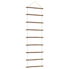 Vidaxl wanddecoratie laddervormig 50x150 cm naturel tak