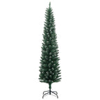 Vidaxl kunstkerstboom smal met 300 led's 180 cm
