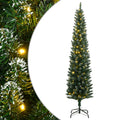 Vidaxl kunstkerstboom smal met 300 led's 210 cm