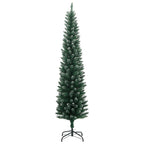 Vidaxl kunstkerstboom smal met 300 led's 240 cm
