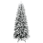 Vidaxl kunstkerstboom met 150 led's en sneeuw 120 cm