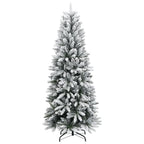 Vidaxl kunstkerstboom met 150 led's en sneeuw 150 cm