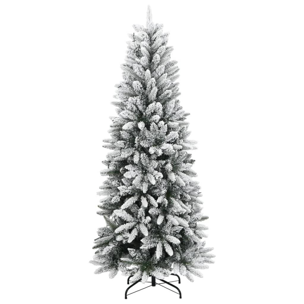 Vidaxl kunstkerstboom met 300 led's en sneeuw 210 cm