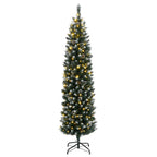 Vidaxl kunstkerstboom smal met 150 led's 120 cm