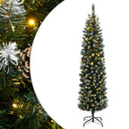 Vidaxl kunstkerstboom smal met 150 led's 150 cm