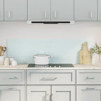 Vidaxl spatschermen keuken 2 st 70x60 cm gehard glas wit