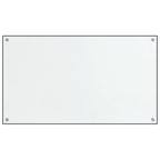 Vidaxl spatschermen keuken 2 st 70x40 cm gehard glas transparant