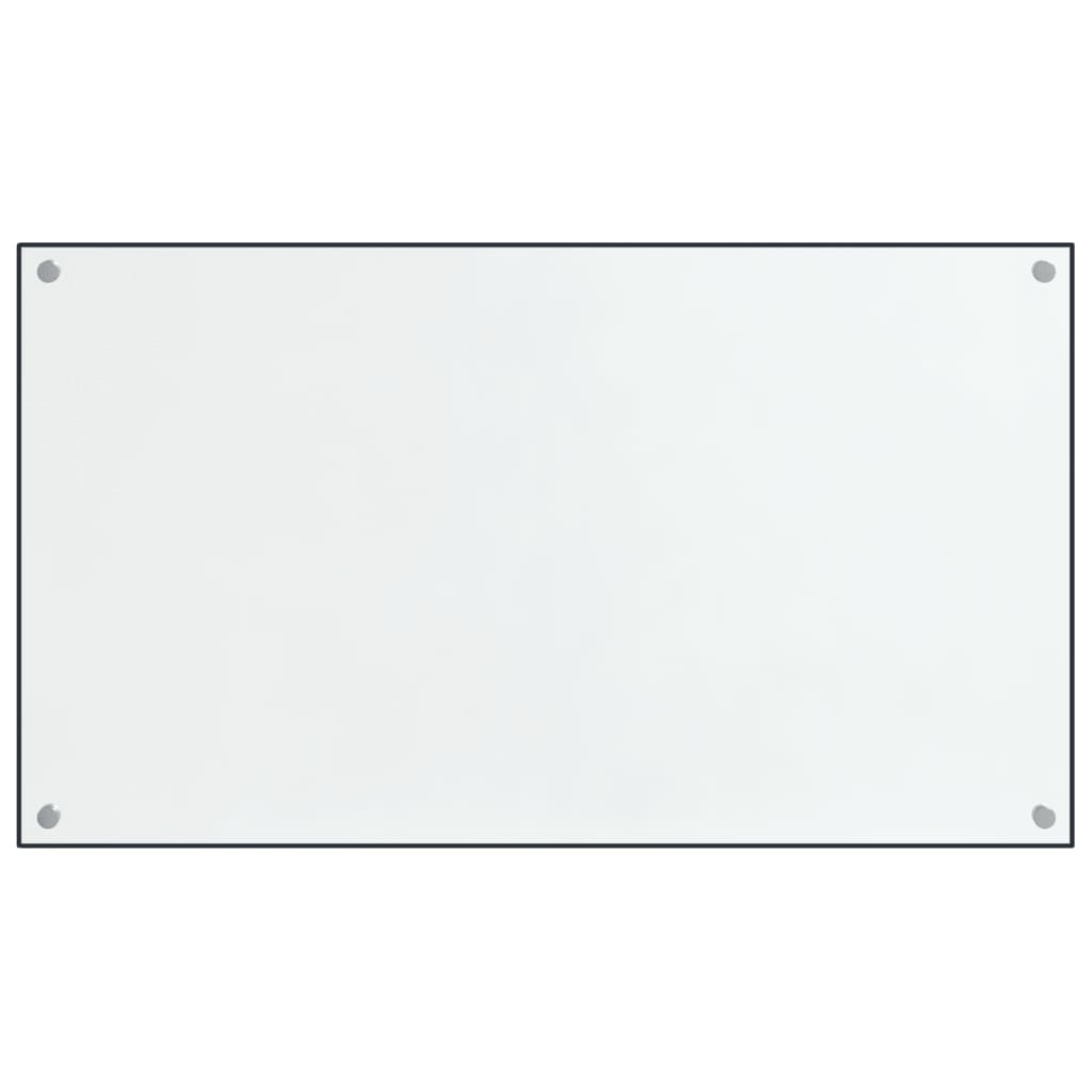 Vidaxl spatschermen keuken 2 st 70x40 cm gehard glas transparant