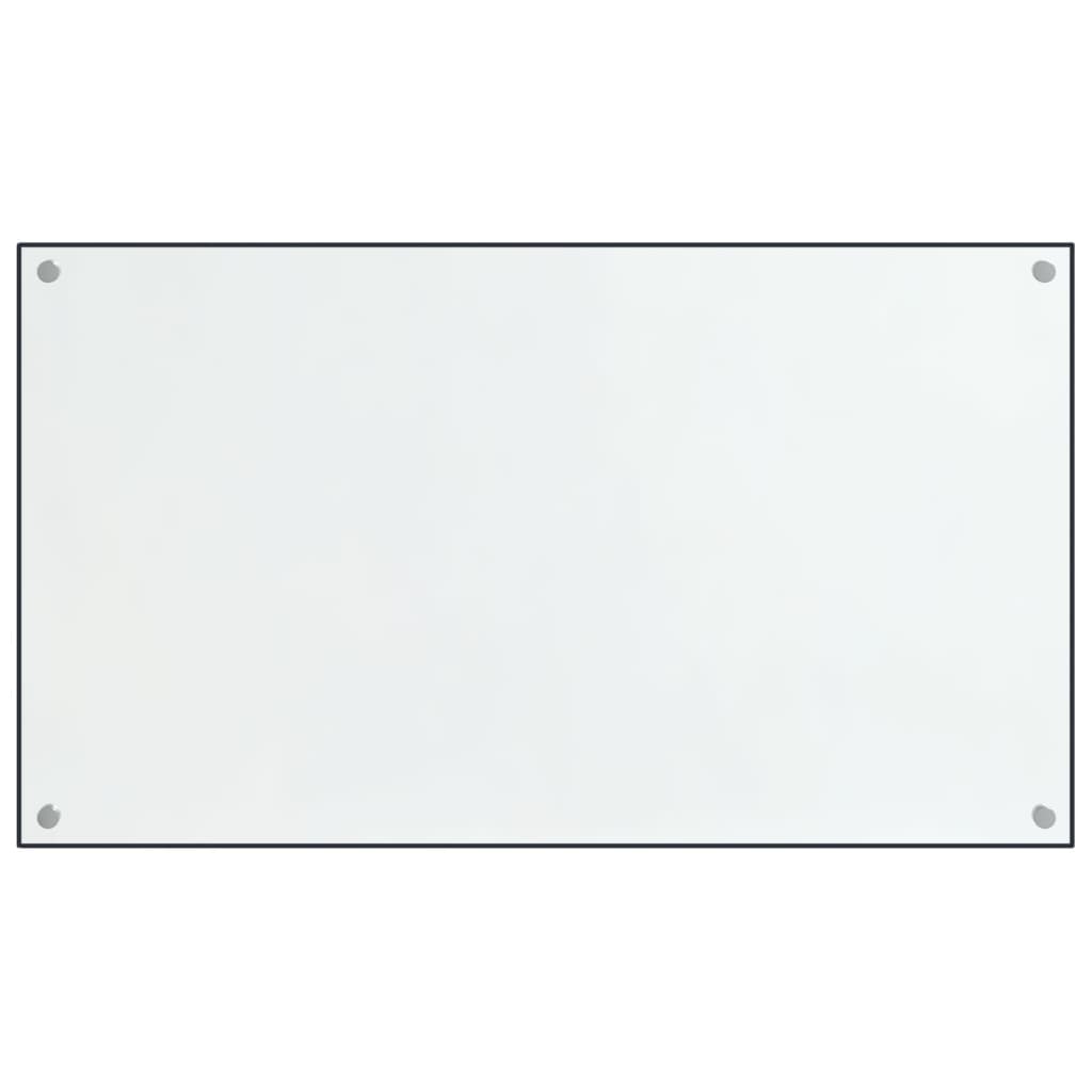 Vidaxl spatschermen keuken 2 st 70x50 cm gehard glas transparant