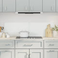 Vidaxl spatschermen keuken 2 st 70x60 cm gehard glas transparant