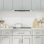 Vidaxl spatschermen keuken 2 st 80x50 cm gehard glas transparant