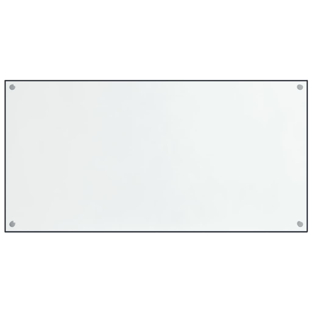 Vidaxl spatschermen keuken 2 st 80x60 cm gehard glas transparant