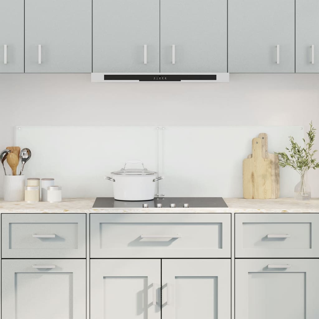 Vidaxl spatschermen keuken 2 st 80x60 cm gehard glas transparant