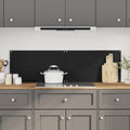 Vidaxl spatschermen keuken 2 st 70x40 cm gehard glas zwart