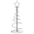 Vidaxl led-kerstboom 80 leds warm wit 120 cm
