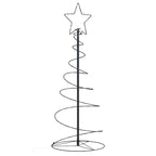 Vidaxl led-kerstboom 80 leds warm wit 120 cm