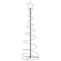 Vidaxl led-kerstboom 120 leds warm wit 180 cm