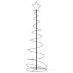 Vidaxl led-kerstboom 120 leds warm wit 180 cm