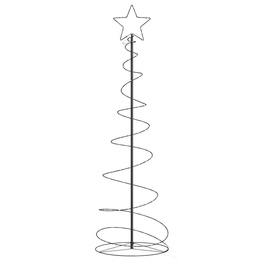 Vidaxl led-kerstboom 120 leds warm wit 180 cm